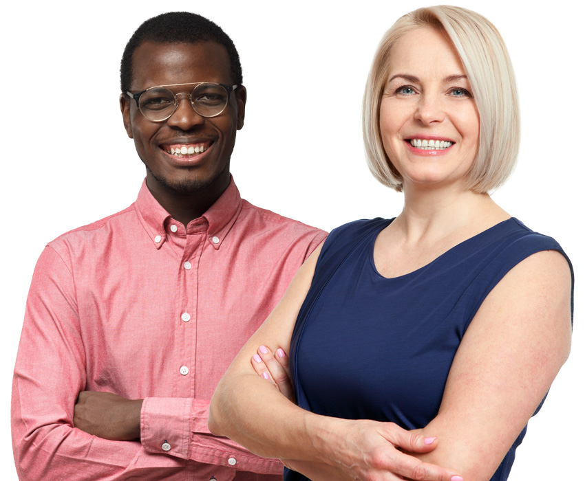 People Smiling Right